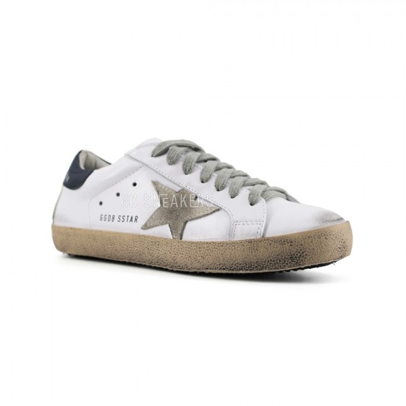 Женские кеды Golden Goose Deluxe Brand Navy/White Star