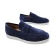 Мужские лоферы Kiton Loafers Suede Navy