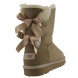 Женские угги с бантиками Bailey Bow II Sand