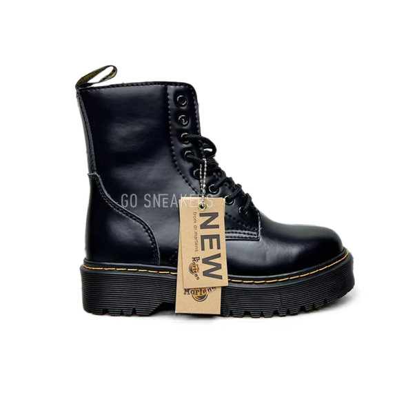 Женские зимние ботинки Dr. Martens Jadon Retro Black Smooth Winter