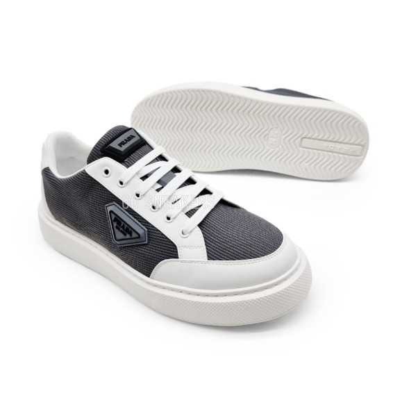 Мужские кроссовки Prada Grey White Man