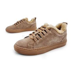 Brunello Cucinelli Winter Sneaker Suede Brown