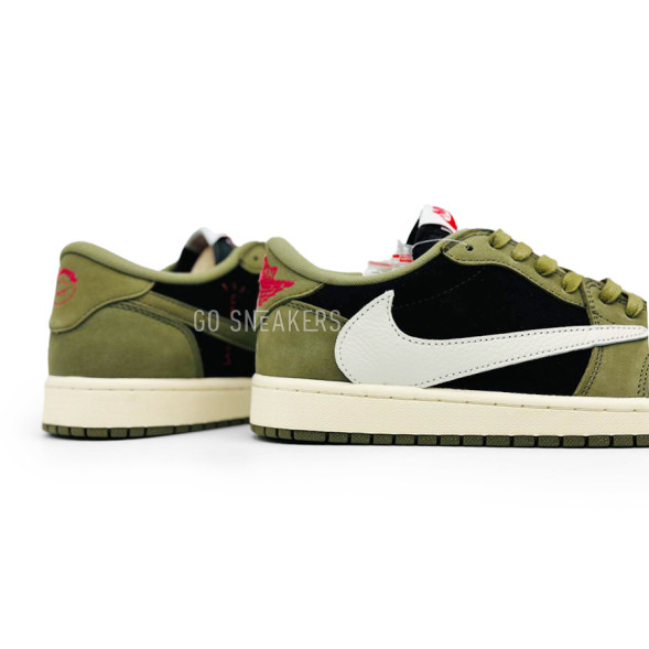 Мужские кроссовки Nike Air Jordan Low Travis Scott Olive Man