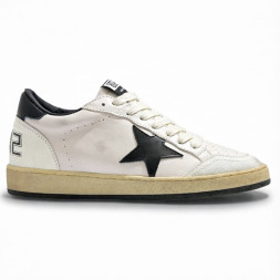 Golden Goose Ball Star White Leather Suede