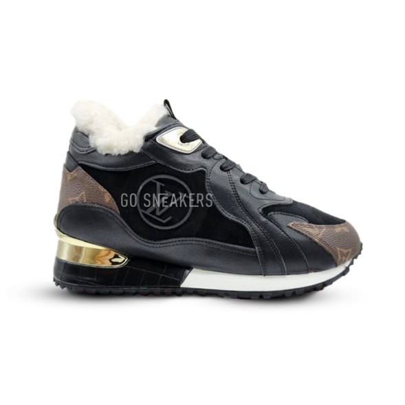 Унисекс зимние кроссовки Louis Vuitton Streetlight Sneaker Black