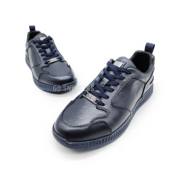 Hugo Boss Dark Navy Leather