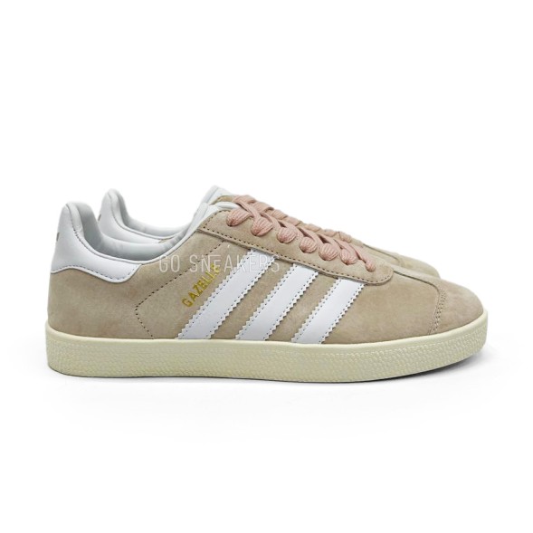 Женские кеды Adidas Gazelle Suede Woman Beige