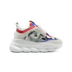 Versace Chain Reaction White Multicolor Print