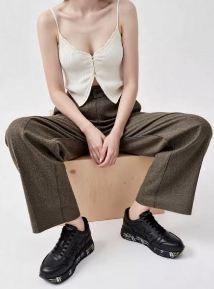 Унисекс кроссовки Premiata 483 Leather Full Black