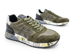 Premiata 483 Suede/Leather Khaki 