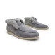 Унисекс ботинки Loro Piana Open Walk Grey Suede