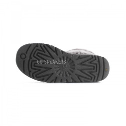 Fluff Mini Quilted Logo Boot Grey