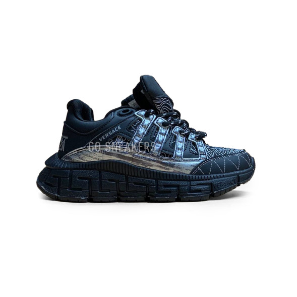 Унисекс кроссовки Versace Trigreca Black/Grey