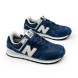 Мужские кроссовки New Balance 574 Man Suede Navy/Beige