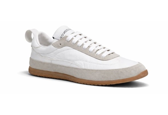 Женские кеды Alexander McQueen EC1 Suede Low top Casual Shoes Women’s White