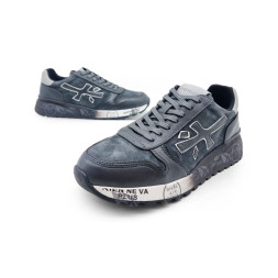 Premiata 483 Leather/Suede Grey Dark