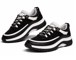 Chanel Calfskin Suede Black