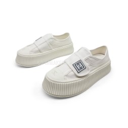 Chanel Platform Full White