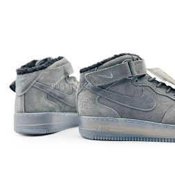 Nike Air Force Suede Man Winter Dark Grey