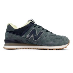 New Balance 574 Suede Dark Grey Winter