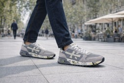 Premiata 483 Textile/Suede Air Grey