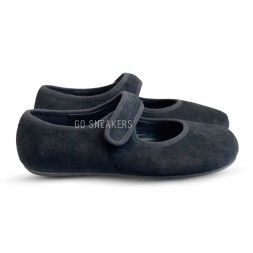 The Row Ballet Suede Black