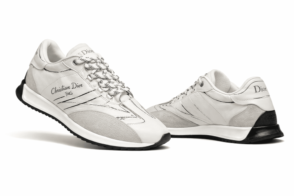 Женские кроссовки Christian Dior D-Sketch White