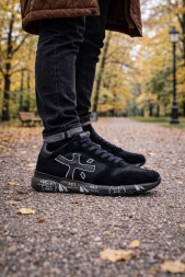 Premiata 483 Suede Black