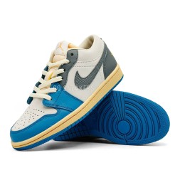 Nike Air Jordan 1 Low Tokyo Vintage UNC Grey Semi UA