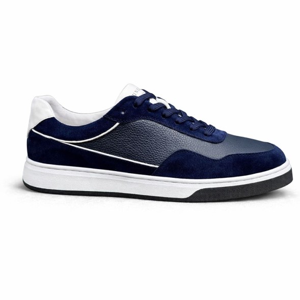 Мужские кроссовки Brunello Cucinelli Leather/Suede Navy