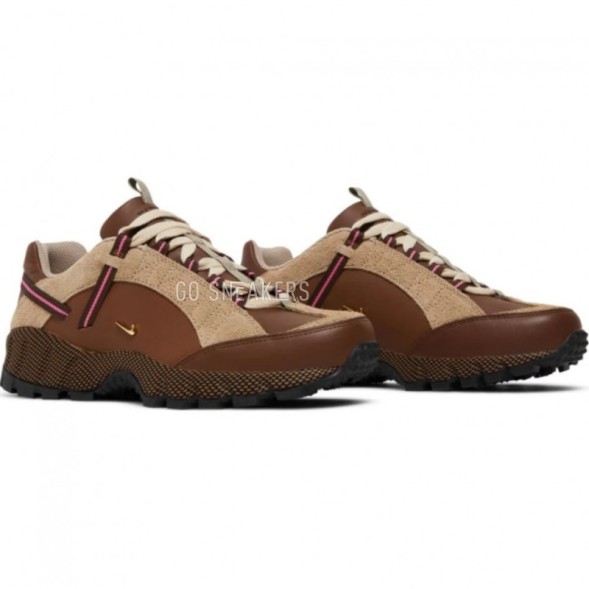 Унисекс кроссовки Nike Air Humara x Jacquemus Brown and Gold