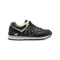 New Balance 574 Black Leather
