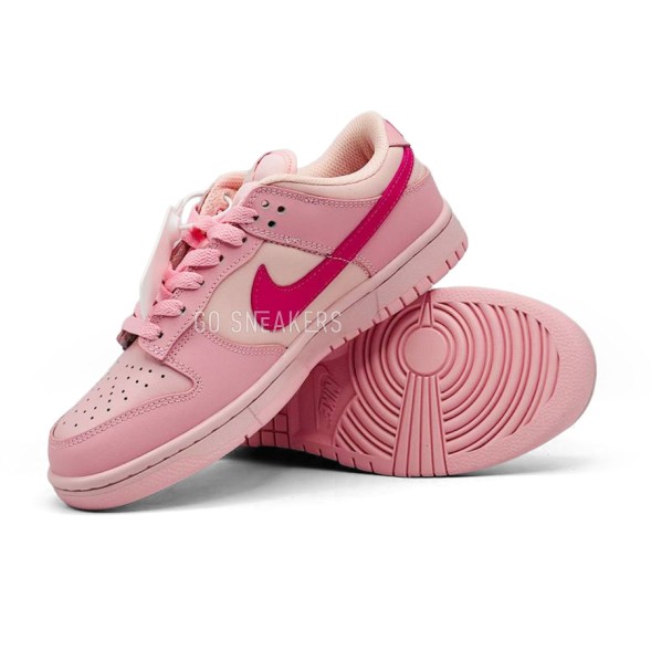 Женские кроссовки Nike Dunk Low GS &amp;#039;Triple Pink&amp;#039;