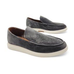 Hugo Boss Loafers Suede Grey